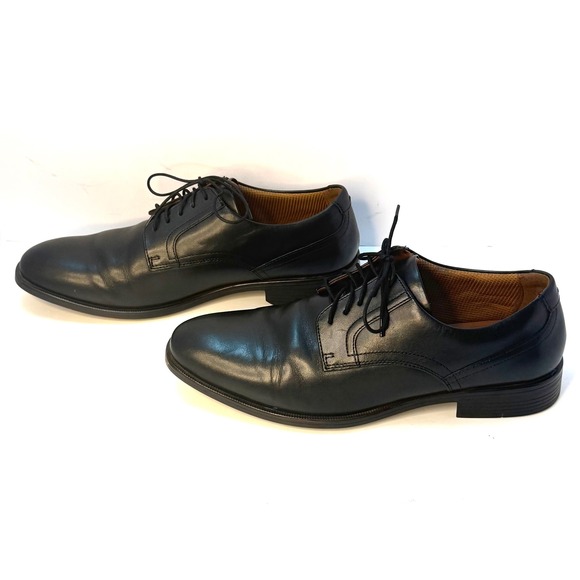 Johnston & Murphy Men Reeve Plain Toe Dress Shoe Oxfords Black Size 9.5 NWT/Box main image 6